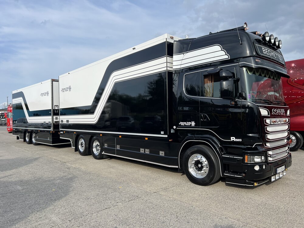Tekno Tekno Scania R Streamline Topline combi met 2-assige wipkar BEGHETTO