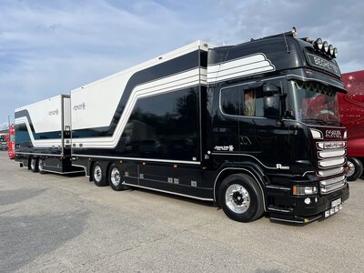 Tekno Tekno Scania R Streamline Topline Rigid truck with 2-axle trailer BEGHETTO