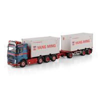 WSI Volvo FH4 Sleeper Cab 8x2 rigid truck with 3-axle trailer + 2x 20ft container RENE BURGGRAAF TRANSPORT BV
