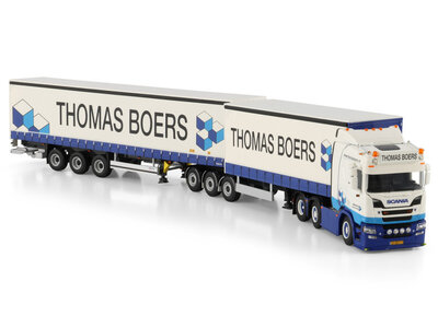 WSI WSI Scania R Normal 6x2 drawbar roadtrain 6-axle THOMAS BOERS