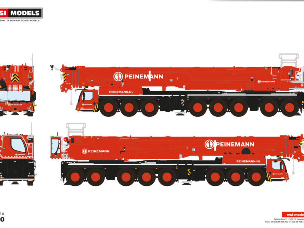 WSI WSI Liebherr LTM 1650-8.1 Mobile crane PEINEMANN