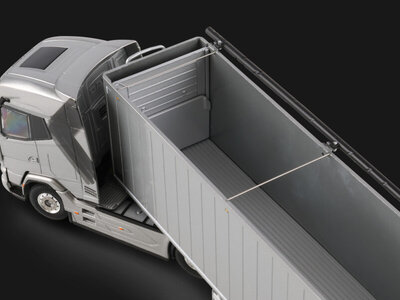 WSI WSI DAF XG 4x2 met 3-asssige beweegbare vloer oplegger KNAPEN TRAILERS