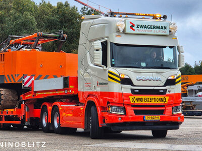 IMC IMC Scania XT 6x4 + 4-axle MCOS Nooteboom semi low loader ZWAGERMAN