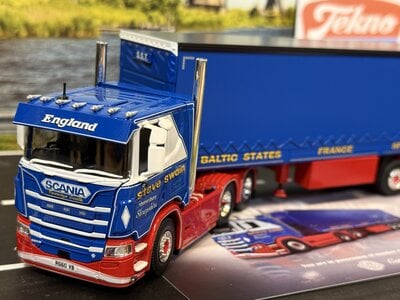 Tekno Tekno Scania Next Gen 660R met 3-assige huiftrailer STEVE SWAIN