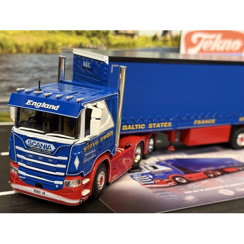 Tekno Tekno Scania Next Gen 660R with 3-axle tilt trailer STEVE SWAIN
