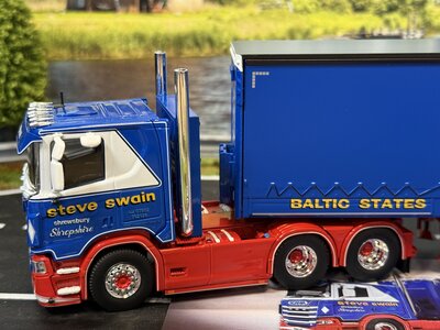 Tekno Tekno Scania Next Gen 660R with 3-axle tilt trailer STEVE SWAIN