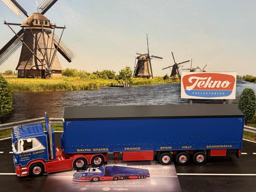 Tekno Tekno Scania Next Gen 660R with 3-axle tilt trailer STEVE SWAIN