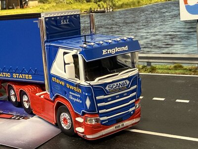 Tekno Tekno Scania Next Gen 660R with 3-axle tilt trailer STEVE SWAIN