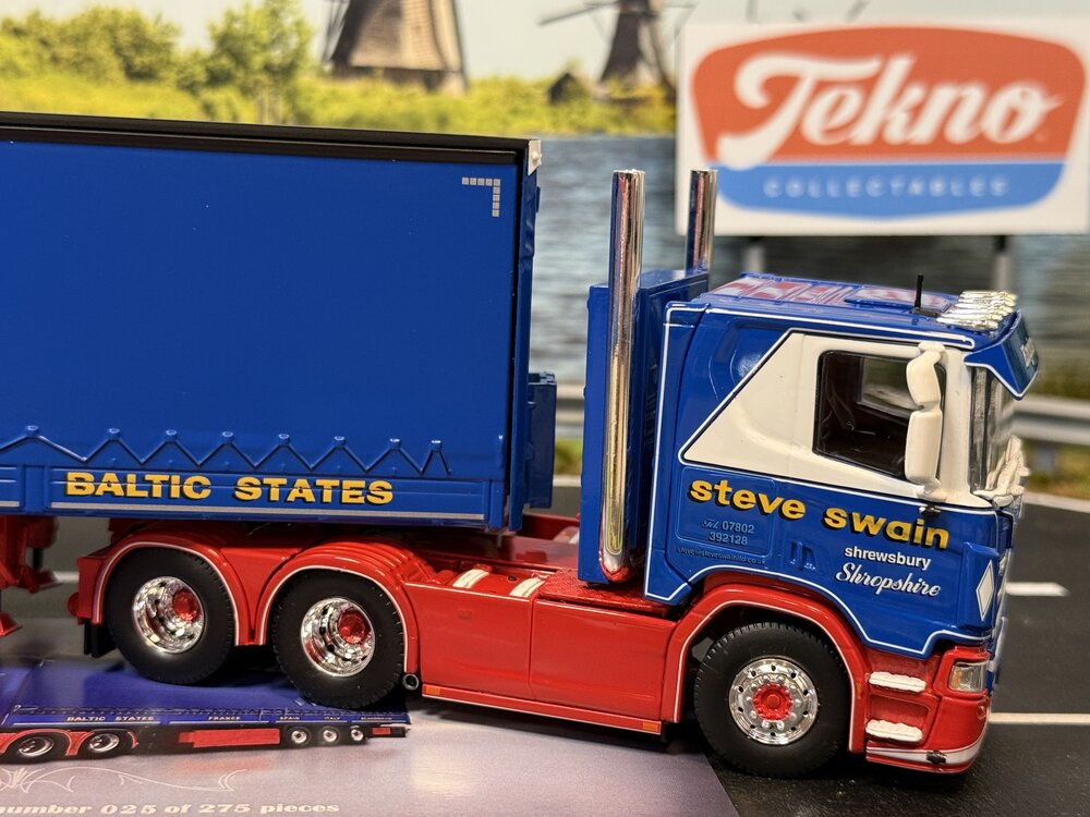 Tekno Tekno Scania Next Gen 660R with 3-axle tilt trailer STEVE SWAIN