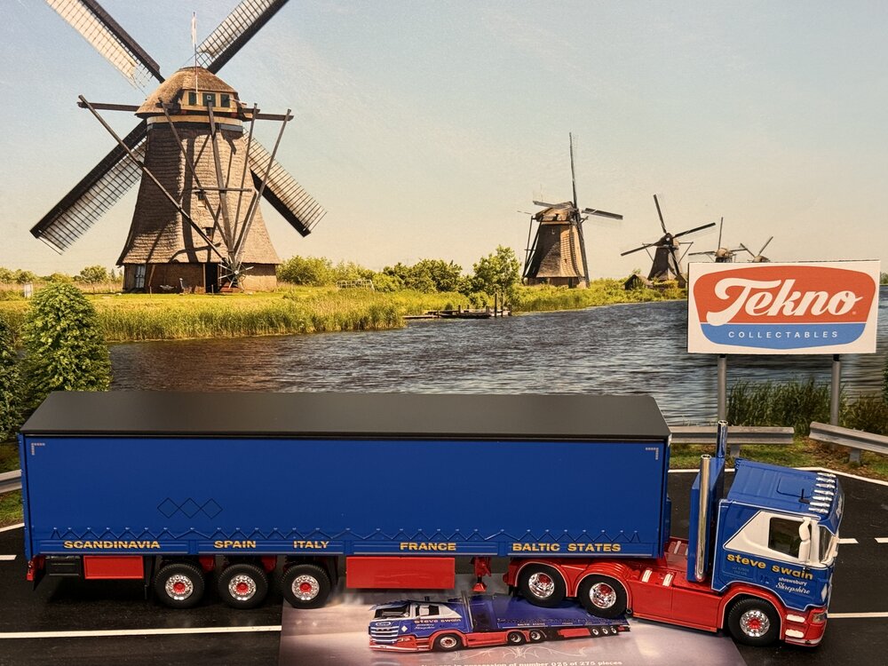 Tekno Tekno Scania Next Gen 660R met 3-assige huiftrailer STEVE SWAIN