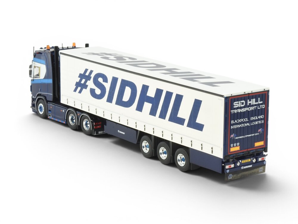 Tekno Tekno Scania NGR Highline 6x2 with 3-axle tautliner SID HILL