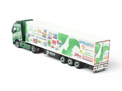 Tekno Tekno Volvo FH04 Globetrotter truck with 3-axle reefer trailer GESUKO RUSSEL TRUCKSHOW
