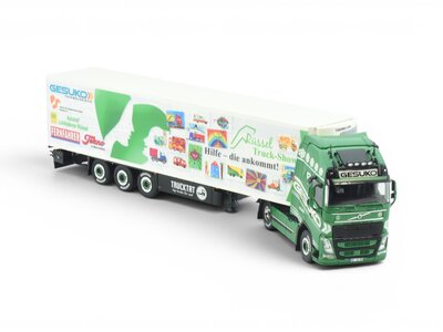 Tekno Tekno Volvo FH04 Globetrtotter met 3-assige koeloplegger GESUKO RUSSEL TRUCKSHOW