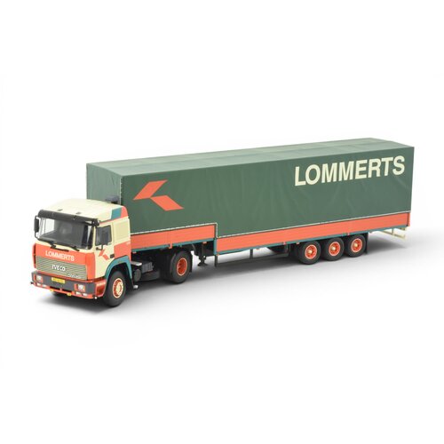 Tekno Tekno Iveco Turbostar with 3-axle classic curtainside trailer LOMMERTS