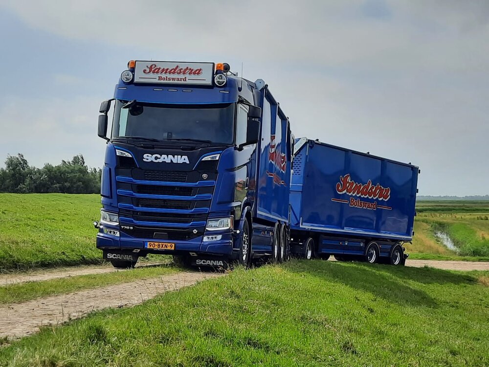 Tekno Tekno Scania NGS 770 combination SANDSTRA TRANSPORT