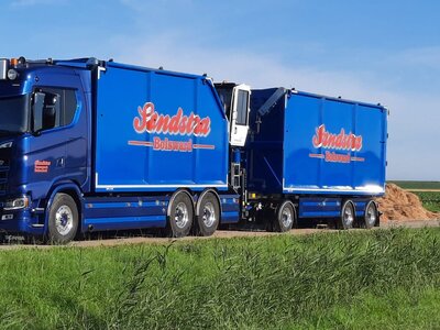 Tekno Tekno Scania NGS 770 combination SANDSTRA TRANSPORT