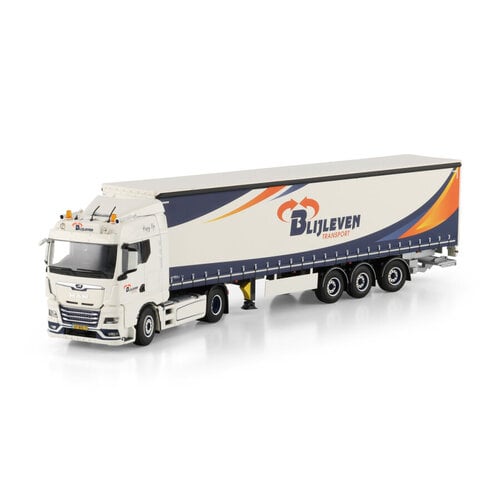 WSI WSI MAN TGX GM 4x2 met 3-assige tridec schuifzeilen oplegger BLIJLEVEN TRANSPORT