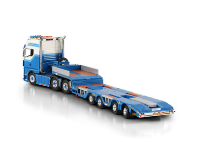 WSI WSI MAN TGX GX 6x2 witht 4-as semi wheel well low loader MANDERS DEURNE