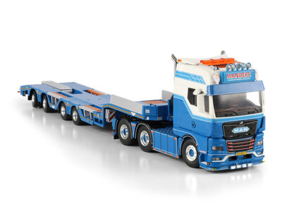 WSI WSI MAN TGX GX 6x2 witht 4-as semi wheel well low loader MANDERS DEURNE