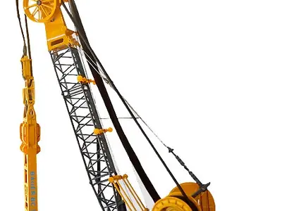 Bymo Bymo Scalemodels BAUER MC96 with BC35 HDS-T CRAWLER CRANE