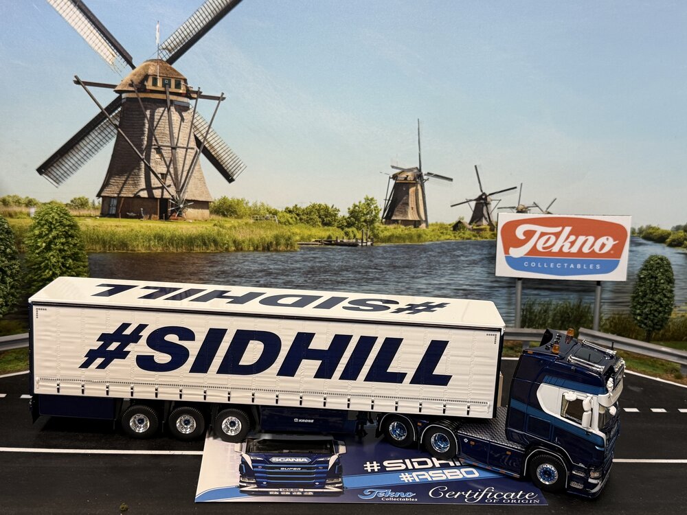 Tekno Tekno Scania NGR Highline 6x2 with 3-axle tautliner SID HILL