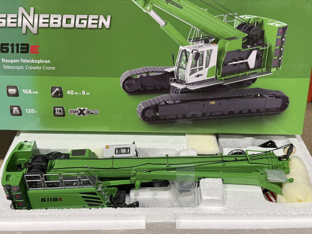 ROS Ross Sennebogen 6113E telescopic crawler crane