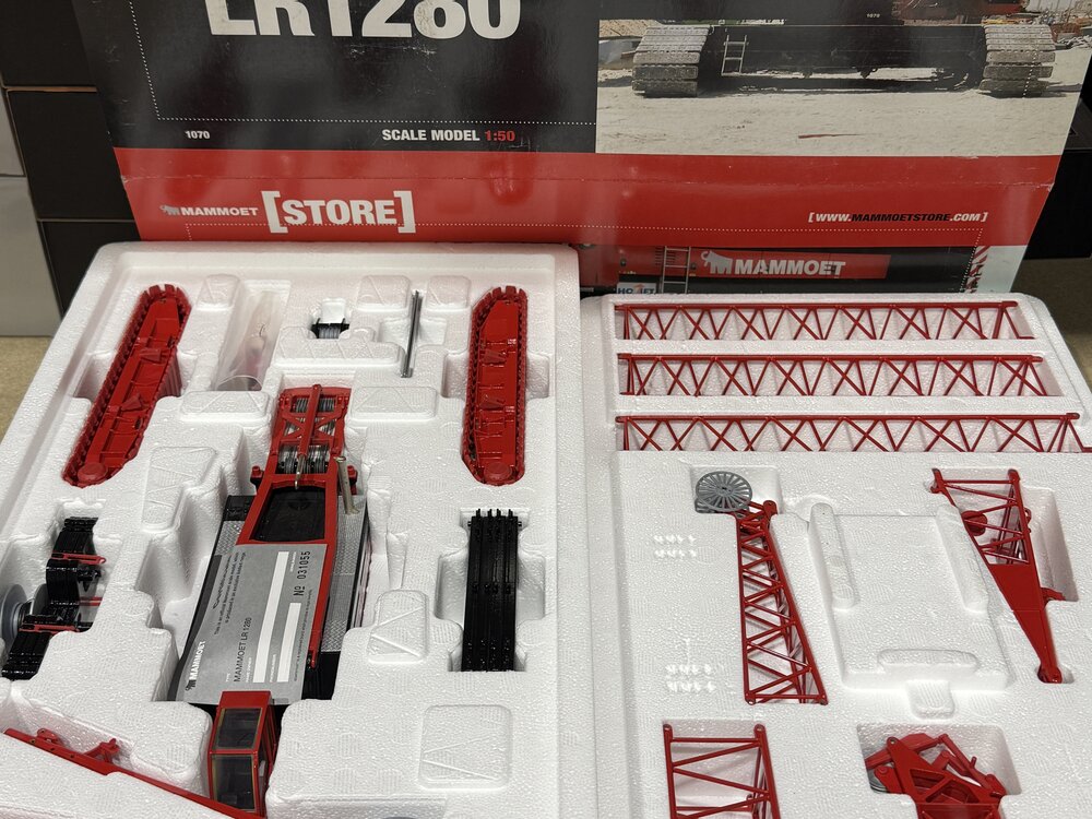 Mammoet store Conrad Liebherr LR1280 Litronic crawler crane Mammoet