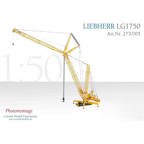 Conrad Modelle Conrad Liebherr LG1750 Lattice mast Crane FRANZ BRACHT