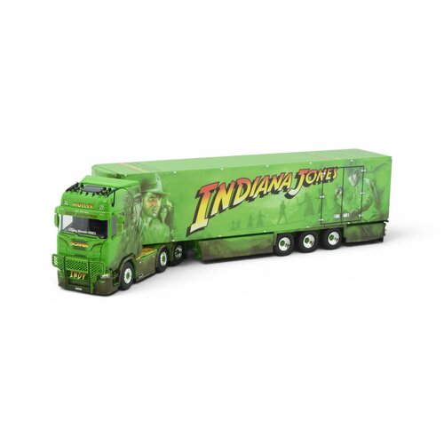Tekno Tekno Scania Next Gen 660S Highline with 3-axle reefer trailer MULLER "INDIANA JONES"