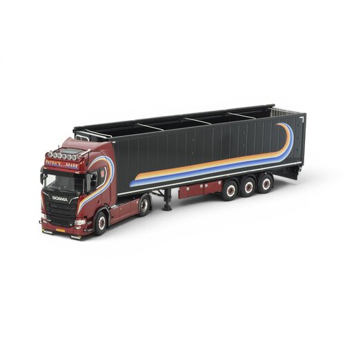 Tekno Tekno Scania NGR Highline4x2  with 3-axle walkingfloor trailer PATRICK VAN DER MARK
