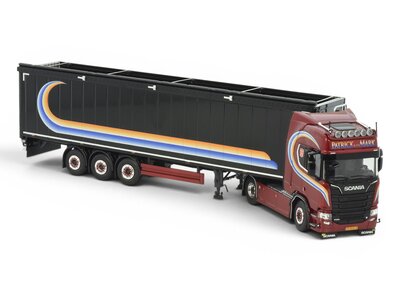 Tekno Tekno Scania NGR Highline4x2  with 3-axle walkingfloor trailer PATRICK VAN DER MARK