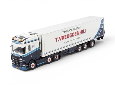 Tekno Tekno Scania NGS 6x2 Highline trekker met 3-assige koeloplegger T. VREUGDENHIL BV