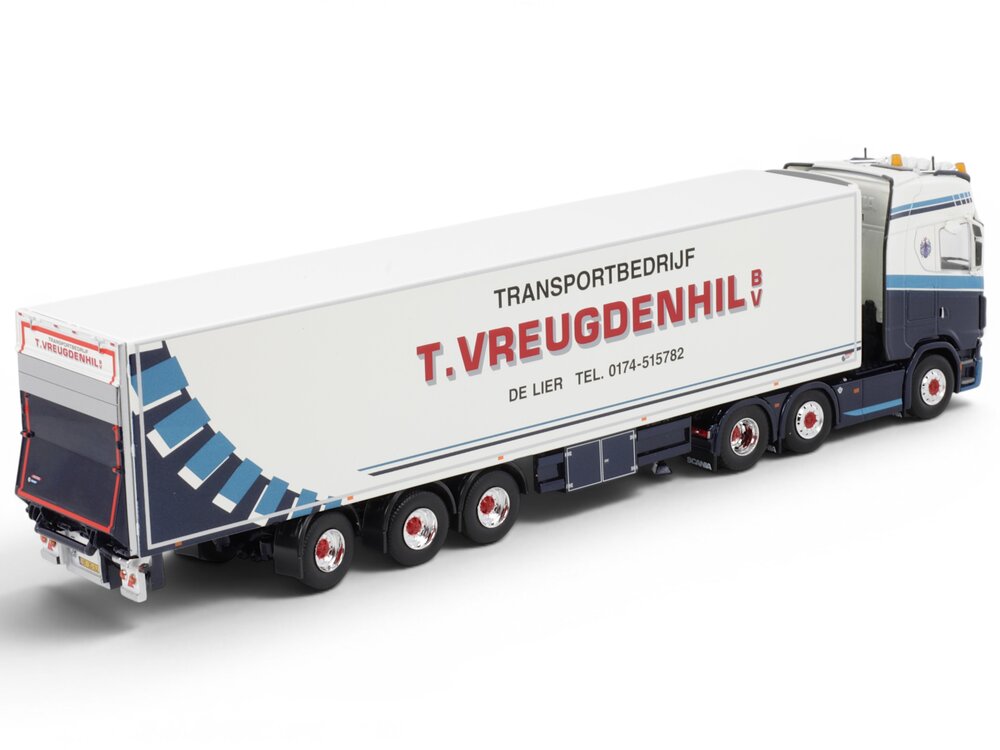 Tekno Tekno Scania NGS 6x2 Highline with 3-axle reefer trailer T. VREUGDENHIL BV