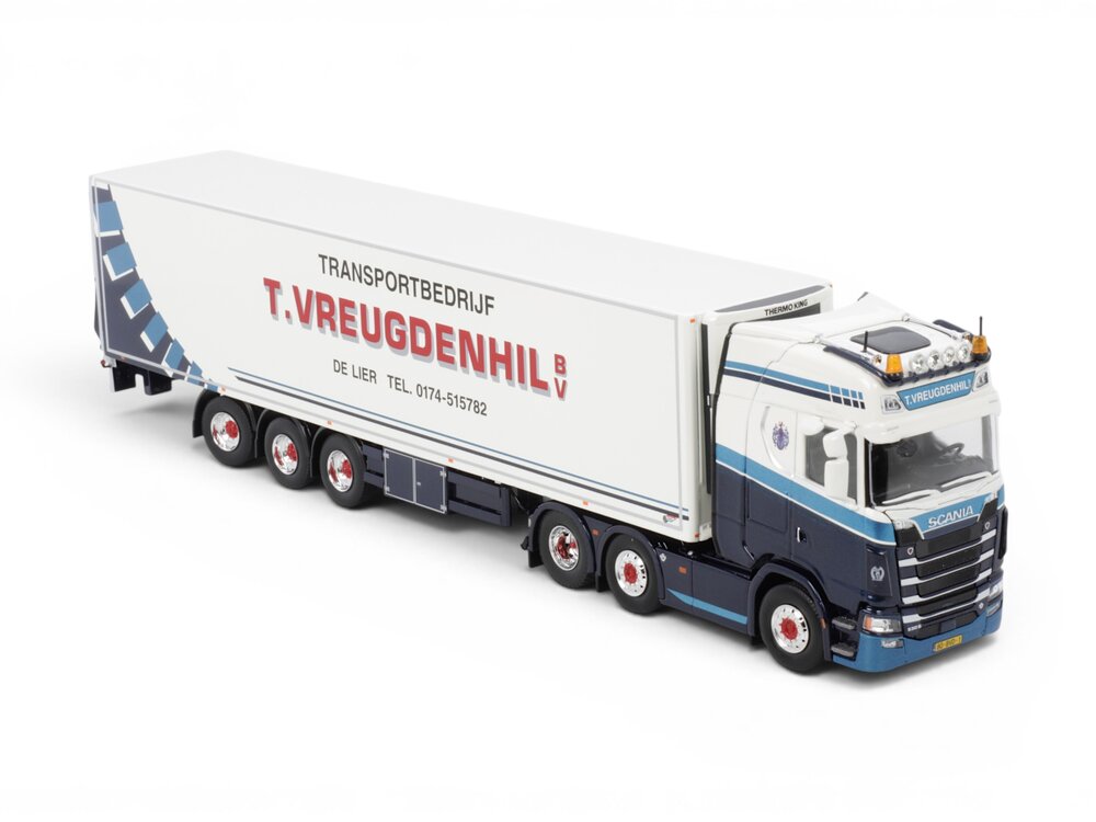 Tekno Tekno Scania NGS 6x2 Highline with 3-axle reefer trailer T. VREUGDENHIL BV