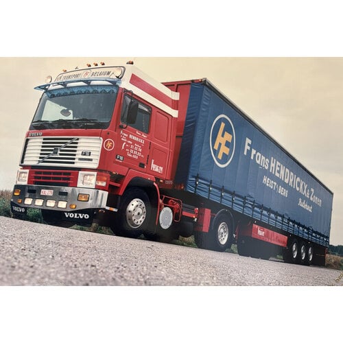 WSI WSI Volvo F16 Globetrotter 4x2 with 3-axle curtainside trailer HENDRICKX & ZONEN