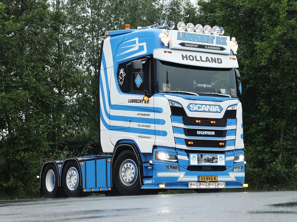 Tekno Tekno Scania Next Gen S met 40ft. reefer container HANS LUBRECHT