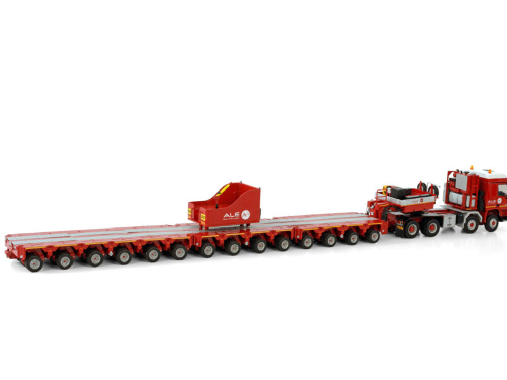 Mammoet store WSI Mercedes Actros MP3 LH 8x8 + ballast box + 14 axle scheuerle set MAMMOET / ALE