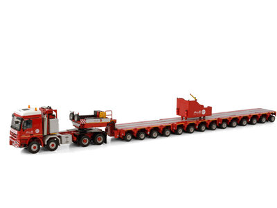 Mammoet store WSI Mercedes Actros MP3 LH 8x8 + ballast box + 14 axle scheuerle set MAMMOET / ALE