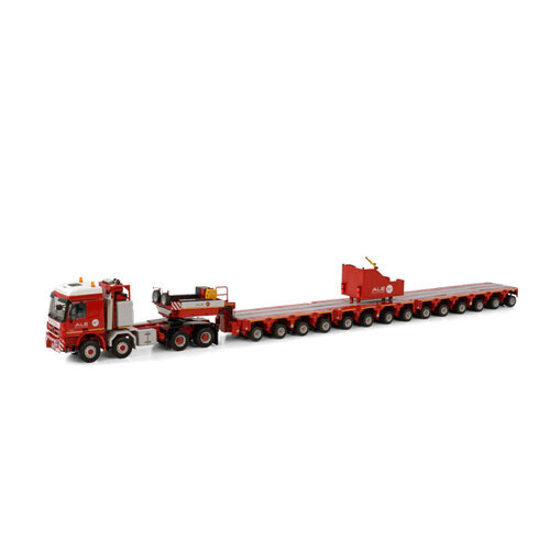 Mammoet store WSI Mercedes Actros MP3 LH 8x8 + ballast box + 14 axle scheuerle set MAMMOET / ALE
