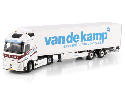 WSI WSI Volvo FH Aero Globetrotter XL 4x2 with 2-axle tridec box trailer VAN DE KAMP