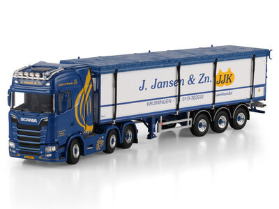 WSI WSI Scania S Highline 6x2 + 3-axle belt trailer J. JANSEN & ZONEN
