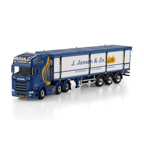 WSI WSI Scania S Highline 6x2 + 3-axle belt trailer J. JANSEN & ZONEN