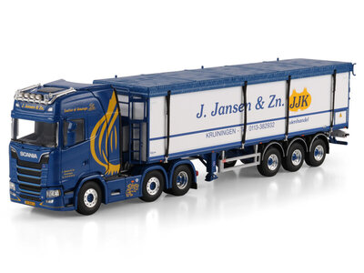 WSI WSI Scania S Highline 6x2 + 3-axle belt trailer J. JANSEN & ZONEN