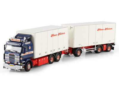 WSI WSI Scania 143H Rigid box truck  + 3-axle drawbar trailer KLAUS NIELSEN