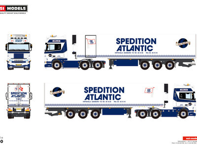 WSI WSI DAF 95XF SSC 6x2 met 3-assige koeloplegger ERIK R. LARSEN / SPEDITION ATLANTIC