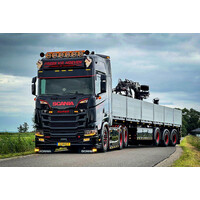 WSI Scania S Highline 6x2 with 3-axle brick trailer FREEK VD HOEVEN
