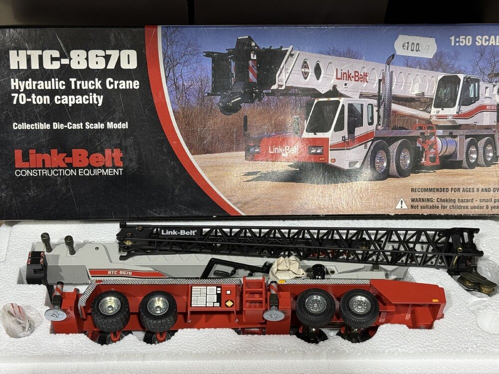NZG NZG Link Belt HTC 8670 70-ton Mobile crane
