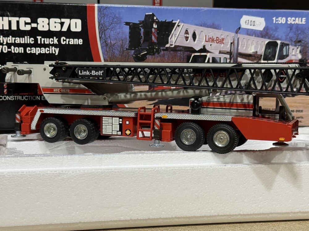 NZG NZG Link Belt HTC 8670 70-ton Mobile crane