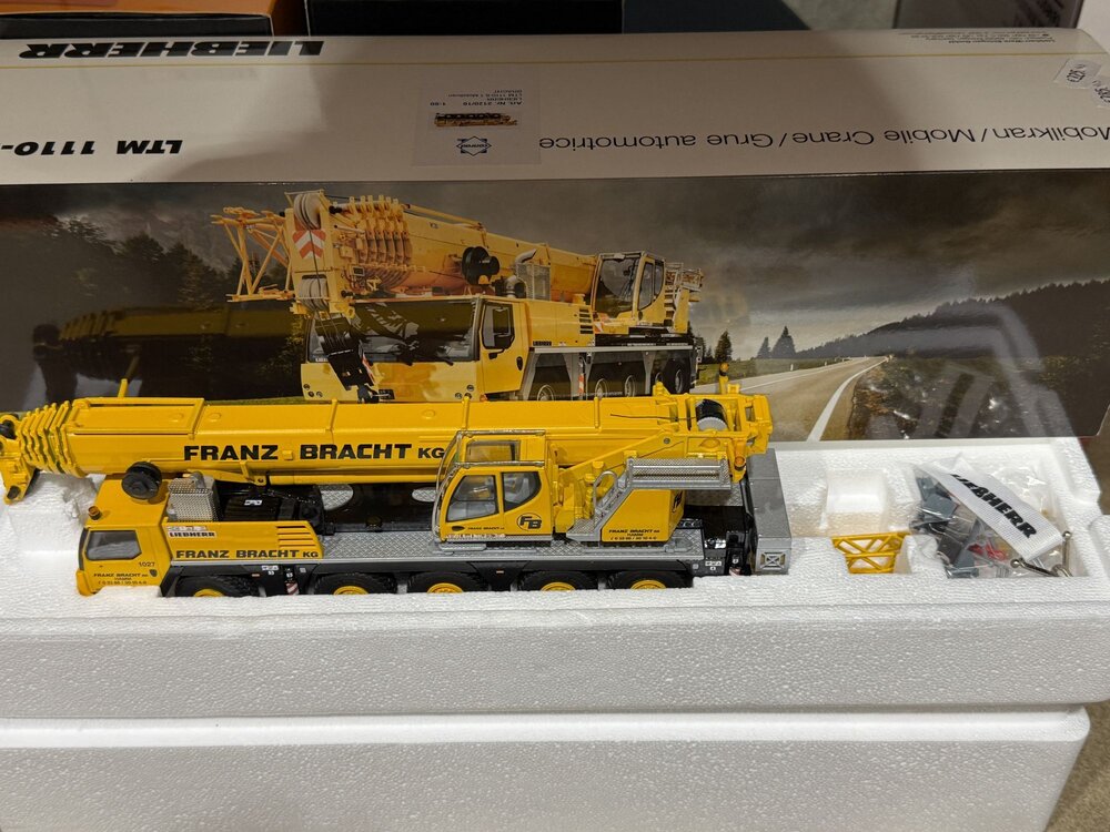 Conrad Modelle Conrad Liebherr LTM 1110-5.1  Mobile Crane FRANZ BRACHT