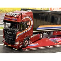 Tekno Scania NGR Highline 4x2 met 3-assige walkingfloor oplegger PATRICK VAN DER MARK